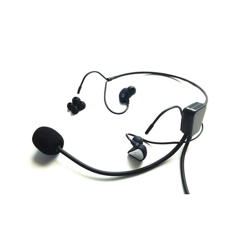 crazedpilot in ear headset dual ga plugs
