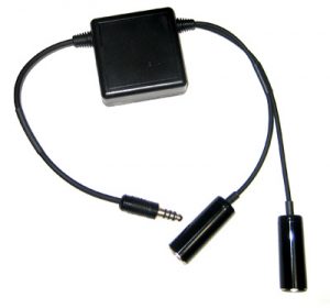 ADAPTER HEADSET DUAL GA TO HELICOPTER PA-76 -PILOT USA