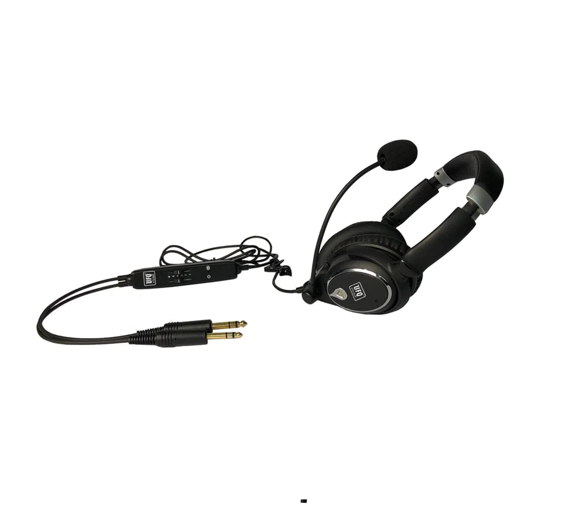 UFQ A7 ANR Aviation Pilot Headset Dual GA Aerosupply