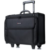 Alpine Swiss Rolling Nylon Briefcase